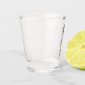 Bloemige Ananas Shot Glas (Links)