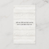 Bloemige Ankertaart Bruidsdouche Informatiekaartje (Achterkant)