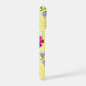 Bloemige Apple iPhone Hoes Hoesje (Rechterkant)