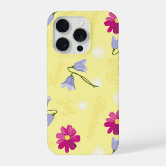 Bloemige Apple iPhone Hoes 15 Pro Case