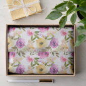 Bloemige Aquarel Decoupage Lente Tissuepapier (Geschenk)
