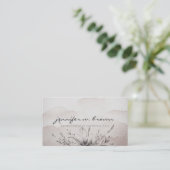 Bloemige aromatherapie blends visitekaartje (Staand voorkant)