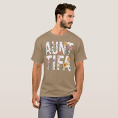 Bloemige Auntifa-vrienden T-shirt (Voorkant volledig)