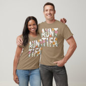 Bloemige Auntifa-vrienden T-shirt (Unisex)