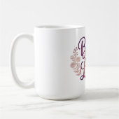 Bloemige Baas Dame Koffiemok (Links)