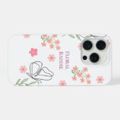 Bloemige Baddie iPhone Hoesje (Achterkant horizontaal)