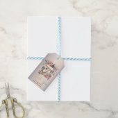 Bloemige Bakkerij Mixer Cadeaulabel (Met Touw)