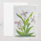 Bloemige bedankkaart (Voorkant / Achterkant)