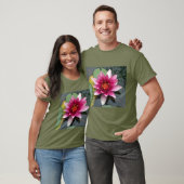 Bloemige Behang Esthetische T-shirt (Unisex)