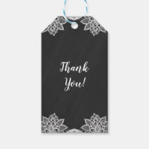 Bloemige Black Blackboard & Kanten Landelijke Brui