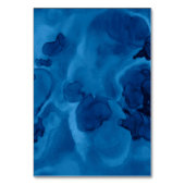 Bloemige Blauwe Aquarel Ombre Navy Rozen Kaart (Achterkant)