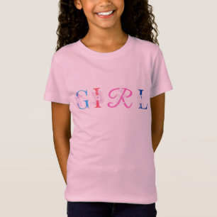 Bloemige Bloem Meisjesachtig T-shirt