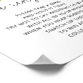 Bloemige blush doe een ring aan het spel poster (Hoek)