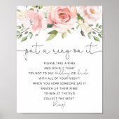 Bloemige blush doe een ring aan het spel poster (Voorkant)
