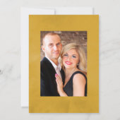 Bloemige Blush en Gouden Wijnproeverij Trouwdag Save The Date (Achterkant)