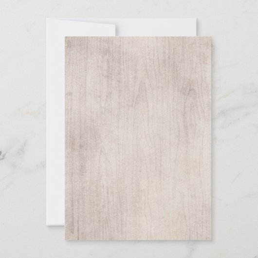 Bloemige Boho Landelijke Baby Shower Dankkaart mei Kaart (Achterkant)