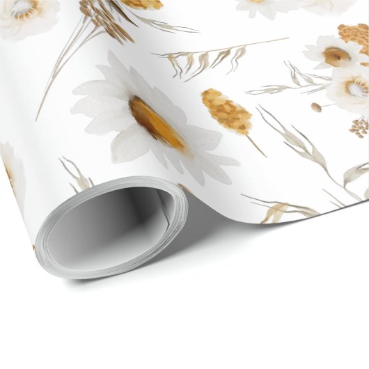 Bloemige botanische inpakpapiervellen cadeaupapier (Rol Hoek)