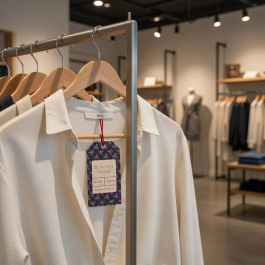 Bloemige Boutique Kledinglabel Cadeaulabel