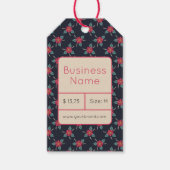 Bloemige Boutique Kledinglabel Cadeaulabel (Voorkant)