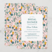 Bloemige Bruidsdouche Lief Tuin in de Lente MAAKBA Kaart (Voorkant / Achterkant)