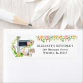 Bloemige Bruidsdouche per Post | Retouradres Etiket (Insitu)
