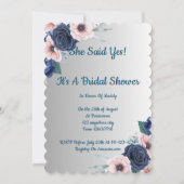 Bloemige bruiloft uitnodiging, modern, boho. save the date (Voorkant)