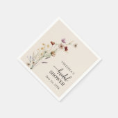 Bloemige Bruiloftsborrel Servetjes Servet (Hoek)