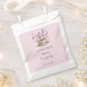 Bloemige Bruiloftsfeest Theeparty Papieren Favorie Bedankzakje (Geknipt)