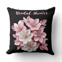 Bloemige Bruiloftssluitings Kussen – Elegante Brui