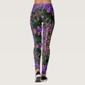 Bloemige caleidoscoop leggings (Achterkant)