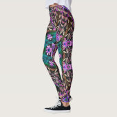 Bloemige caleidoscoop leggings (Links)
