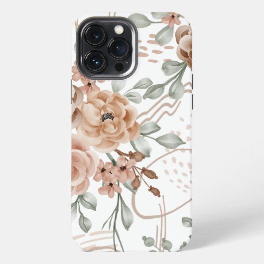 Bloemige Case-Mate iPhone-hoes iPhone Hoesje (Achterkant)