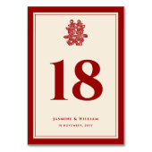 Bloemige Chinese Bruiloft Dubbel Geluk Uitgesneden Kaart (Achterkant)