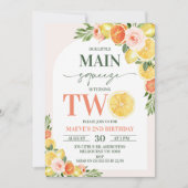 Bloemige Citroen Sinaasappel Onze Hoofdpers 2e Ver Kaart (Voorkant)