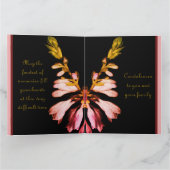 Bloemige condoleance kaart (Binnen)