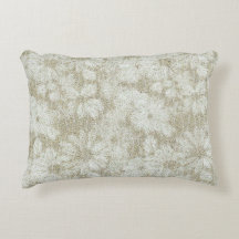 Bloemige Daisy Fluwelen Crème Textuur