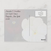 Bloemige Dank Je Wel Briefkaart (Achterkant)