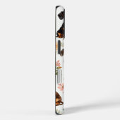 Bloemige Dasstelefoonhoes - Weense Hondpatroon Case-Mate iPhone Case (Achterkant / Rechts)