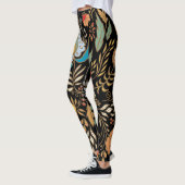 bloemige doodle: oosters design. leggings (Links)
