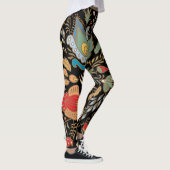 bloemige doodle: oosters design. leggings (Rechts)