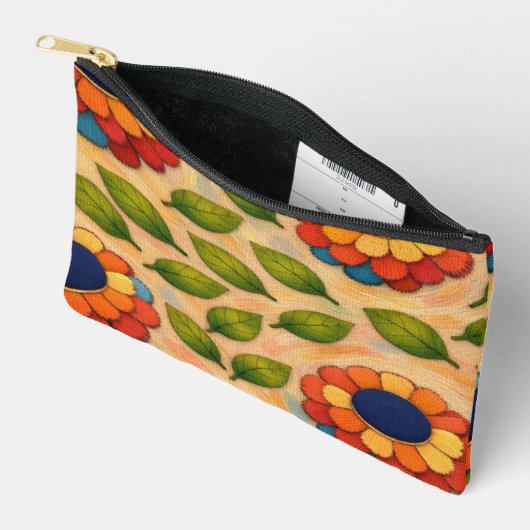 Bloemige Draaikolk Etui (Open)