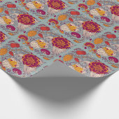 bloemige elegante achtergrond cadeaupapier (Hoek)