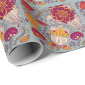 bloemige elegante achtergrond cadeaupapier (Rol Hoek)