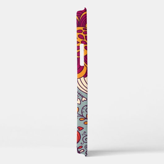 bloemige elegante achtergrond Case-Mate iPhone case (Achterkant / Rechts)