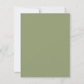 Bloemige elegante esthetiek kaart (Achterkant)