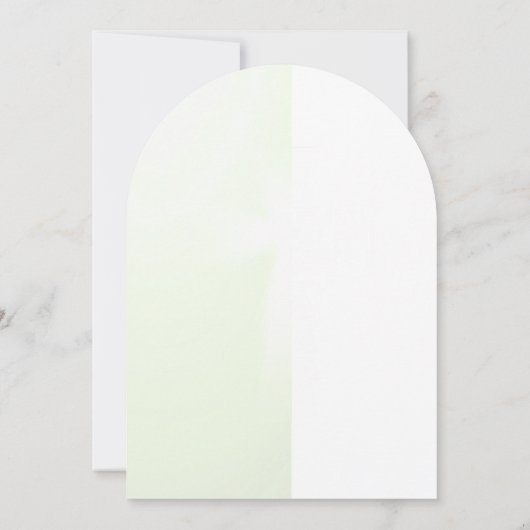 Bloemige elegantie kruis doop uitnodiging (Achterkant)