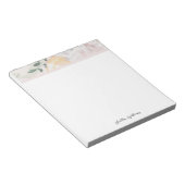 Bloemige Elegantie Notitieblok (Schuin)