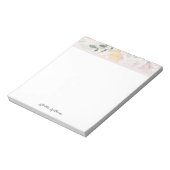 Bloemige Elegantie Notitieblok (Linkerzijde)