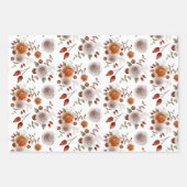 Bloemige en botanische cadeaupapiervellen inpakpapier vel (Voorkant 2)