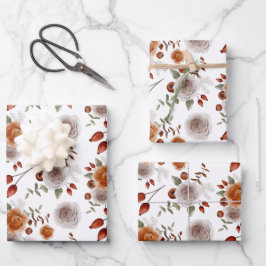 Bloemige en botanische cadeaupapiervellen inpakpapier vel